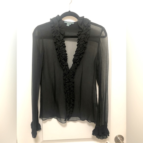 Lauren Ralph Lauren Shear Blouse - Picture 1 of 3